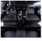 DZSQQGSDSF Auto Fußmatten Maßgeschneiderte Leder-Auto-Fußmatten Für Mercedes Für Benz Für W212 2009 2010 2011 2012 2013 2014 2015 Teppiche Fußpolster Zubehör Autoteppich(Schwarz)