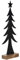 EGLO LIVING Deko Baum Baliguian, Weihnachtsdeko groß, Bodendeko Wohnzimmer, Dekofigur Weihnachten, Adventsdeko aus Holz in Natur und Metall in Schwarz, 65 x 25 cm