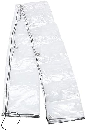 KONTONTY Swimming Pool Tarp Garden Protective Cover Tent Tarp Fallen Leaves Tarp Pool Cover Tarp for Patio Tarpaulin Rain Cover Tarps Waterproof Tarp for Roof Garage Tarp Transparent Pvc