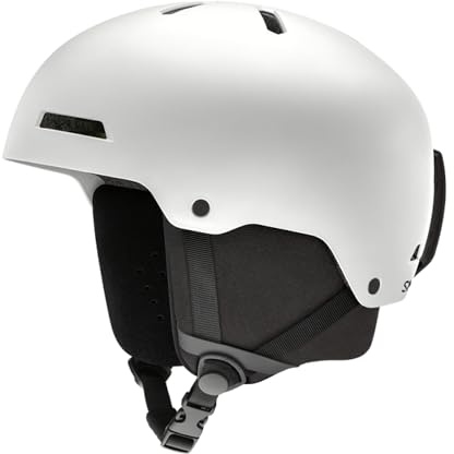 Smith Rodeo Jr. Snow Helmet – Kids Ski & Snowboard Helmet with MIPS Technology, Adjustable Fit, Ear Padding & Ventilation – Impact Protection for Boys & Girls – Matte White, Youth Small