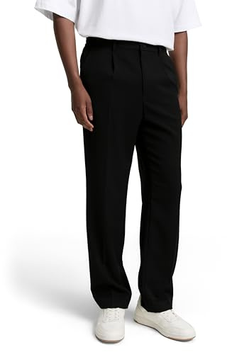 TOM TAILOR Denim Herren TTLoose Chino Hose mit Bügelfalte