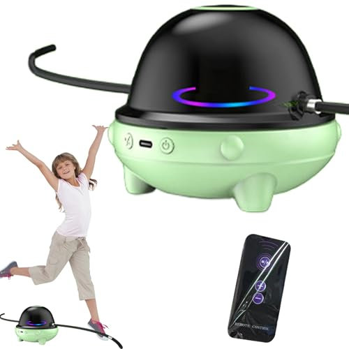 Smart Jump Rope Machine,Digital Skipping Counter with Music - Smart Digital Wireless Jump Rope Machine with Remote Control 10 Speeds Adjustable for Gym Workout