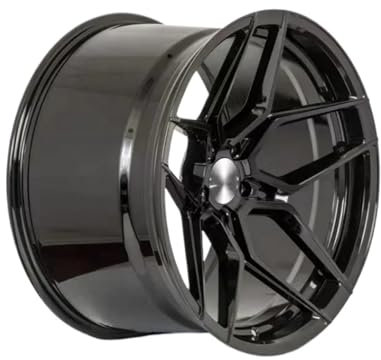 ATATKTHTys 1 stücke 15 16 17 18 19 zoll Schwarz 4x100 5x112 Leichtmetallfelge 5x130