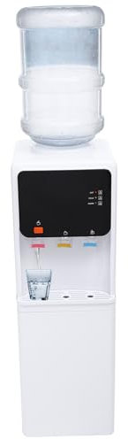 Dispensador de agua de pie, dispensador de agua fría y caliente, doble función, dispensador de agua fría para el hogar, dispensador de agua eléctrico, con bloqueo para niños, para casa, oficina