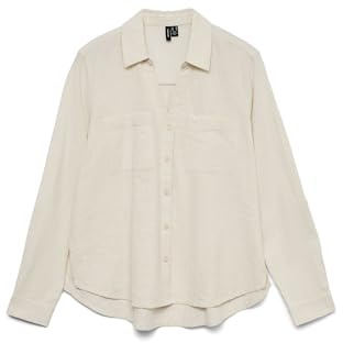 VERO MODA Damen Vmthilde Ls Shirt WVN Noos