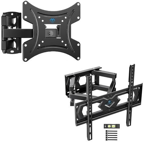 PERLESMITH Soporte TV Pared PSSFK1 para 13-42 Pulgadas & PSMFK4 para 26-70 Pulgadas