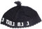 EREZ OVED Nahman Yarmulke Jüdische Kippah Frik Nachman Kipa Judaica Yamaka Kippa Yamakah Yarmulka Hut Herren oder Kinder (dunkelblau-schwarz)