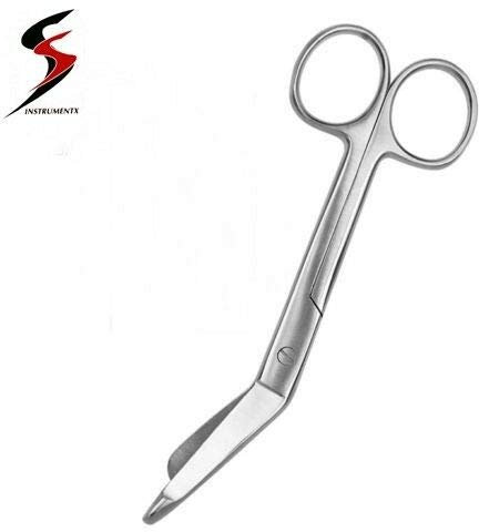 Lister Ciseaux médicaux pour bandage - Pour premiers Secours, étudiant, infirmière, paramédicale - En acier inoxydable - 14 cm