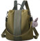 Charmore Charmore Women Backpack Ladies Rucksack Waterproof Nylon School bags Anti-theft Dayback Shoulder Bags, L, Olive-large