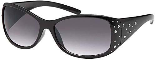 BEZLIT Sonnenbrille Damen Trendy Brille Sonnen Brillen Retro Elegant Designer A0558 Schwarz