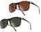UrbanSky Sonnenbrille „Catherine“ - 2er-Pack Sonnenbrille Damen - polarisiert (Warm)