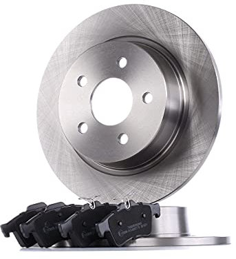 RIDEX 3405B0399 Bremsenset Hinten 280mm - Bremsen Set mit Bremsscheiben und Bremsbeläge Satz