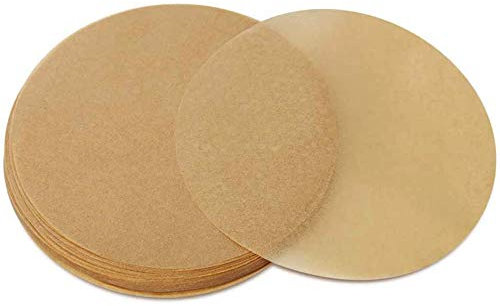 200 Blatt Ø11cm Airfryer Backpapier Für Heißluftfritteuse Zuschnitte Rund, Hitzebeständig Antihaftbeschichtet Pergamentpapier Für Pizza, Ofen, Luftfritteuse, Bratpfanne, Grill