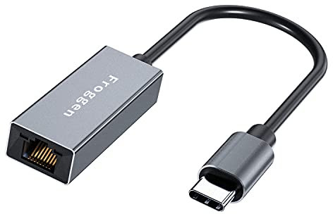 Froggen USB C zu Ethernet Adapter, Typ C Gigabit Ethernet Adapterkabel USB C auf RJ 45 LAN Adapter für Mac OS 10.5 to 10.10,10.11, Windows 10/8.1/8/7 / XP/Vista, Linux