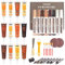 Lifreer Wood Furniture Repair Kit - 40 Pcs Wood Filler, Touch Up Markers with Wax Sticks - for Wood Floors, Stains, Scratches,Tables, Door, Carpenters, Bedposts