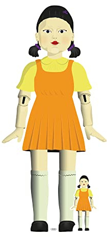 STAR CUTOUTS SC1694 Giant Doll Fun Large Cardboard Cutout Great For Survival Theme Party Games & Fans