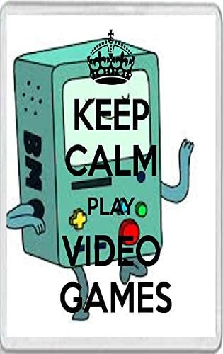 Keep Calm and Play Video Games - Fridge Magnet