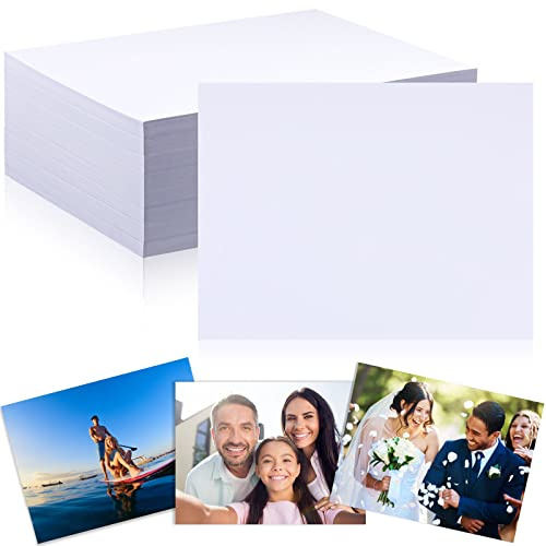 Fainne Fotopapier, 21,6 x 27,9 cm, glänzend, doppelseitig, 24,5 kg, 9,5 mm, 200 g/m², Hochglanz-Karton, für Tintenstrahldrucker, Drucker, Bilder, Kalender, Grußkarten, Drucker, 400 Blatt