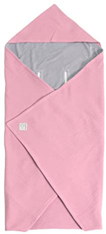 Kaiser 65312491 Sunny Winterdecke Summer Beach Winterdecke für Baby/Autositz Sommer- oder Ganzjahresdecke 100% Baumwolle Birdal Rose