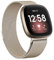 Oumida Armband für Fitbit Versa 3/4/Sense/Sense 2 - Damen/Herren, Edelstahl Metall Ersatzarmband mit Starker Magnet, Groß Champagner Gold