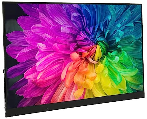 Monitor Portátil de Pantalla Táctil, Segundo Monitor Externo de 16,0 Pulgadas Tipo C Puerto con Parlantes Sual Incorporados, Monitor Portátil 1920x1200 60HZ para Computadora