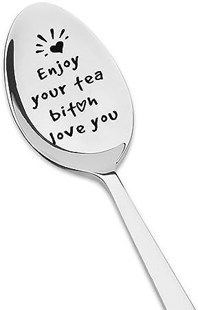 Tea Spoon Gift for Best Friend Birthday Gifts for Women Girlfriend Wife Anniversary Present for Her Niece Sister Graduation Gifts for Daughter Gifts from Mum Nanny Gifts from Granddaughter Gifts