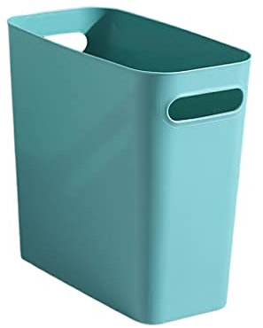 dijiusidy Grande Poubelle Mince sans Couvercle Corbeille à Papier poignées Poubelle pour Chambre Cuisine Maison Articles Divers, Vert