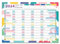 Jahresplaner 2024, A3, Wandkalender, Januar bis Dezember, Jahresplanungstabelle für Schule, Werkstatt, Familie, Zuhause, Büro, Projekt-Organizer, 29,7 x 42 cm, mehrfarbig, 1 Stück (gefaltet)