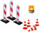 Rolly Toys Zubehör Set Service (bestehend aus 3X rollyBake, 1x rollyFlashlight, 4X rollyPylons) 401468, Rot
