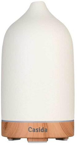 Aroma Diffuser Keramik weiß/Holz 1 St