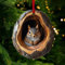 Weihnachten Acryl Tier Decor, Weihnachtsdeko 2D Anhänger Weihnachtsbaum Anhänger Weihnachtsbaumschmuck Eichhörnchen Igel Weihnachtsbaum Anhänger Für Wohnzimmer Schlafzimmer