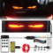 Devil Eyes Light for Trucks and Cars, Colorful Eye Lamp Soft Screen for Windows, Flexible LED Screen, DIY Dynamic Smart Colorful Lamp (4 * 13.7in 1PC)