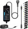 Fuente de alimentación Universal Regulable, 3 V ~ 24 V 3A 72W Ajustable Variable AC/DC Adaptador, 100 V-240 V AC a DC Converter con Pantalla de tensión LED y 14 Puntas y convertidor de polaridad