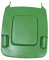 ABOOFAN Waste Bin Lid Cover for Outdoor Use 240l Garbage Can Lid Easy to Install