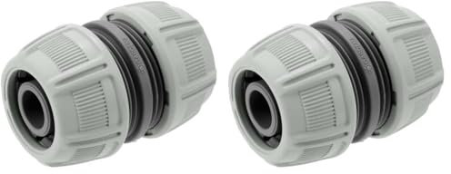 Gardena Reparator 19 mm (3/4 Zoll): Schlauchreparatur schnell und einfach ohne Werkzeug, Power Grip, speziell geformte Klemmmutter, verpackt (18233-20) (Packung mit 2)