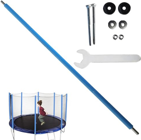 Trampolin-Netz-Ersatzstangen-Set – Trampolin-Netzstange, Sport-Power-Trampolin-Teile, gerade Stange aus Stahl, Zubehör für Sicherheitstrampoline für zu Hause