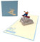 Snowboarder 3D Pop Up Karte Ski Karte Snowboarder Karte Grußkarte greeting card Sportkarte
