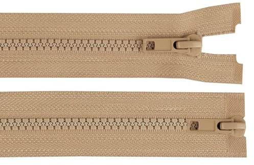 1 Reißverschluss 2-Wege 5mm 65 cm teilbar Autolock Doppelzipper Farbwahl