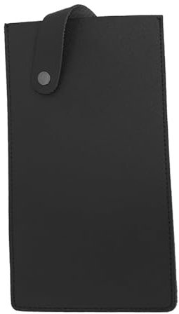 CLKE 1 Pcs Chef Knife Blade Guard, 8.5 Inch PU Leather Knife Guard, Meat Cleaver Blade Edge Protectors, Kitchen Knife Protective Cove(Black)