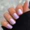 KQueenest Lot de 24 faux ongles violets carrés courts à presser - Colle gel souple sur les ongles - Pour femmes - Épais et réutilisables - Couleur solide