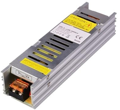 100w 24v LED Power Driver 4a Constant Voltage Switching Power Supply 220v 230v ac/dc Lighting Transformer Fanless(24V DC_100W_WITH)