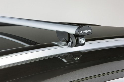 FARAD OP84F31 - DACHTRÄGER Aluminium FÜR Fahrzeuge MIT GESCHLOSSENEM RELING