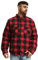 Brandit Lumber Jacket, Farbe: red/black, Größe: XL