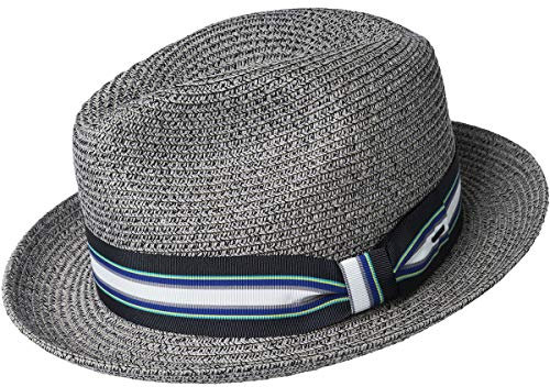 Bailey of Hollywood Salem Braided Fedora Gravel, X-Large