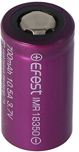 Efest Purple IMR18350-700mAh 3,7V Li-Ion-Akku (Pluspol flach)