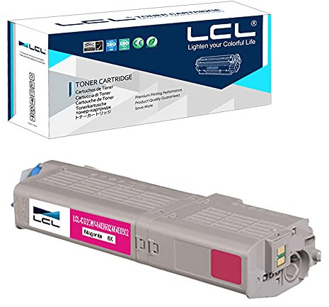 LCL C542 Magebta Toner kompatibel für Oki C532 C542 MC563 MC573 kompatibel für Oki C532dn C542dn MC563dn MC573dn C532 C542 MC563 MC573 (1-Pack)