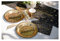 Santex Assiette de Table fête Joyeux Anniversaire Noir et Or métallique (x10) R/6647