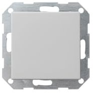 Gira 0126015 Tastschalter 10 AX 250 V~ mit Wippe, Universal-Aus-Wechselschalter, System 55, grau matt