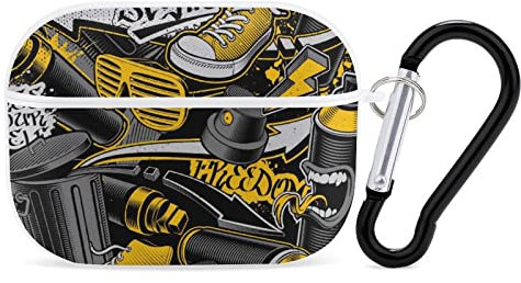 Airpods Pro Hülle Schuhe Mit Muster Angle Wings Kopfhörerhüllen Schutzhülle Hülle Für Apple Airpods Pro