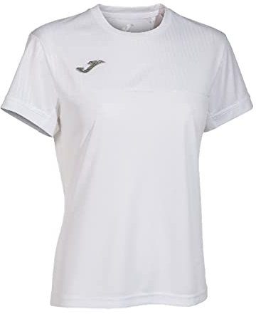 Joma Damen Kurzarm Montreal T-Shirt, weiß, M